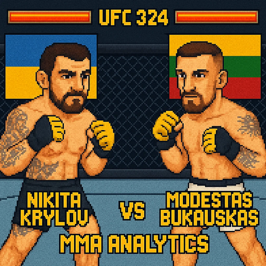 Nikita Krylov vs Modestas Bukauskas - UFC 324: Gaethje vs Pimblett